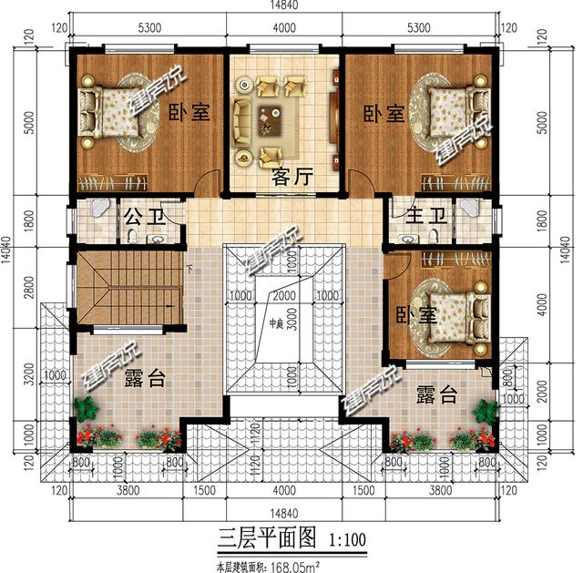 豪華新中式別墅設(shè)計(jì)圖，有錢人的專屬，建別墅就是要與眾不同
