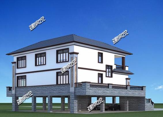 豪華新中式別墅設(shè)計(jì)圖，有錢人的專屬，建別墅就是要與眾不同