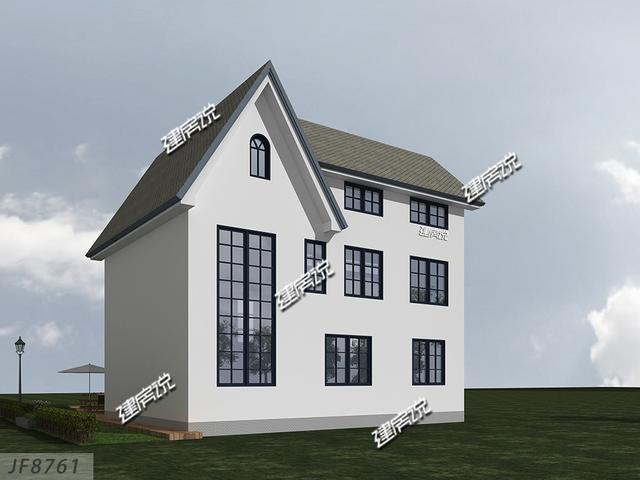 設(shè)計(jì)感十足的三層別墅設(shè)計(jì)圖，太好看了，一眼就愛上