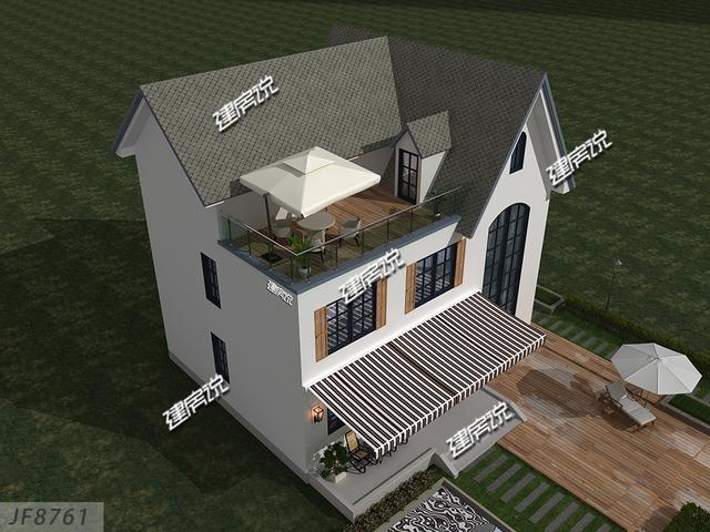 設(shè)計(jì)感十足的三層別墅設(shè)計(jì)圖，太好看了，一眼就愛上