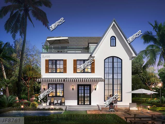 設(shè)計(jì)感十足的三層別墅設(shè)計(jì)圖，太好看了，一眼就愛上