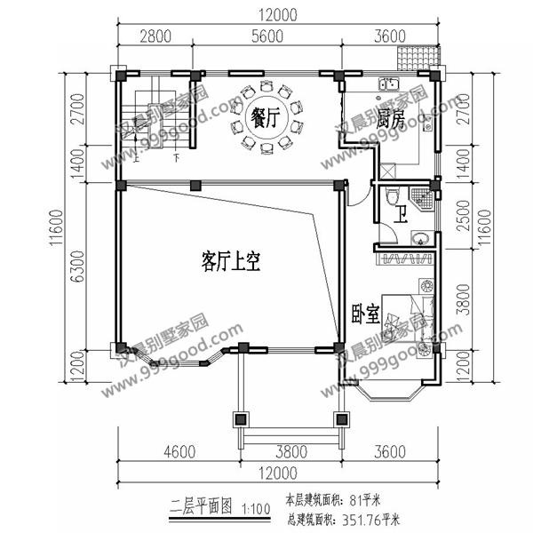 簡歐別墅設(shè)計(jì)圖，占地135平，復(fù)式挑空和健身房，誰更深得你心？