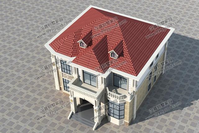 簡歐別墅設(shè)計(jì)圖，占地135平，復(fù)式挑空和健身房，誰更深得你心？