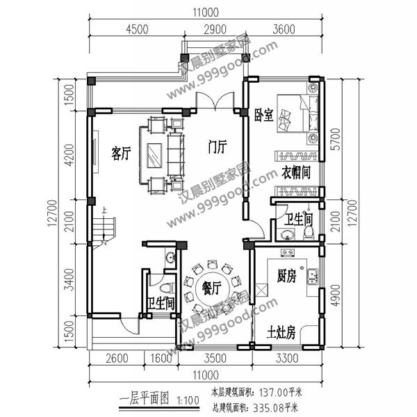 簡歐別墅設(shè)計(jì)圖，占地135平，復(fù)式挑空和健身房，誰更深得你心？