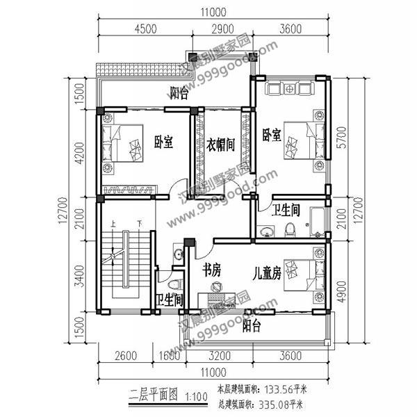 簡歐別墅設(shè)計(jì)圖，占地135平，復(fù)式挑空和健身房，誰更深得你心？