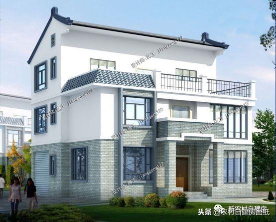 2024年新款別墅設(shè)計(jì)圖，這4套農(nóng)村別墅，南方北方都適用