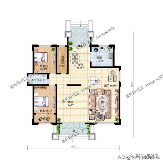 2024年新款別墅設(shè)計(jì)圖，這4套農(nóng)村別墅，南方北方都適用