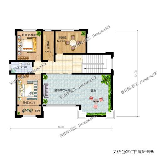 2024年新款別墅設(shè)計(jì)圖，這4套農(nóng)村別墅，南方北方都適用