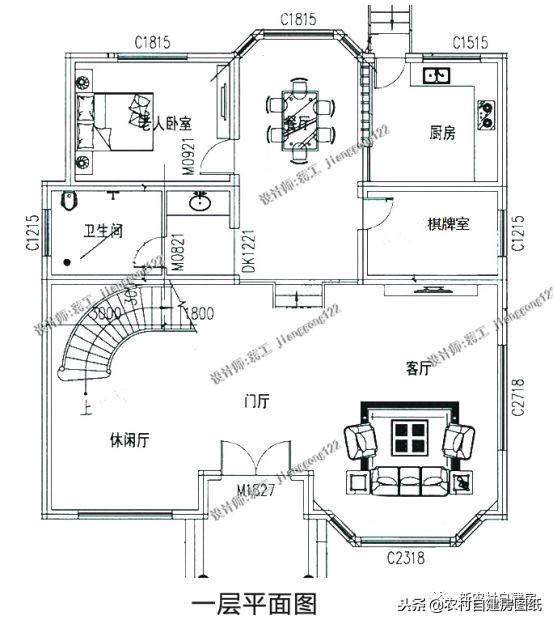 2024年新款別墅設(shè)計(jì)圖，這4套農(nóng)村別墅，南方北方都適用
