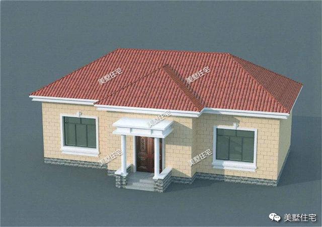 5套一層別墅設(shè)計(jì)圖，每一套都很便宜，最后一套最好看！