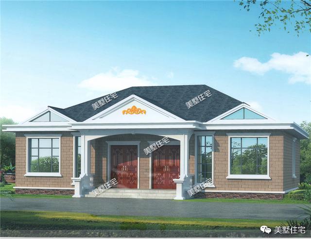 5套一層別墅設(shè)計(jì)圖，每一套都很便宜，最后一套最好看！