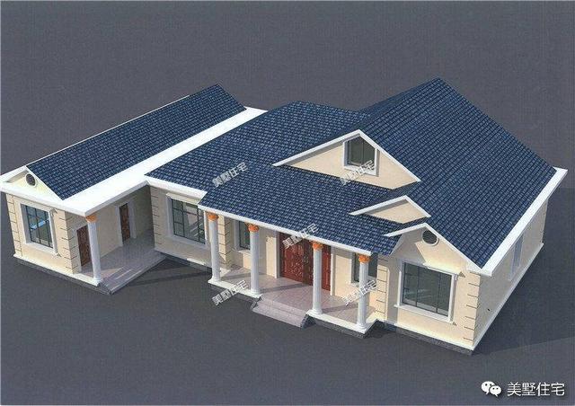 5套一層別墅設(shè)計(jì)圖，每一套都很便宜，最后一套最好看！