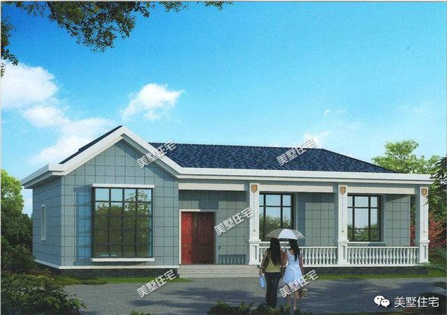 5套一層別墅設(shè)計(jì)圖，每一套都很便宜，最后一套最好看！