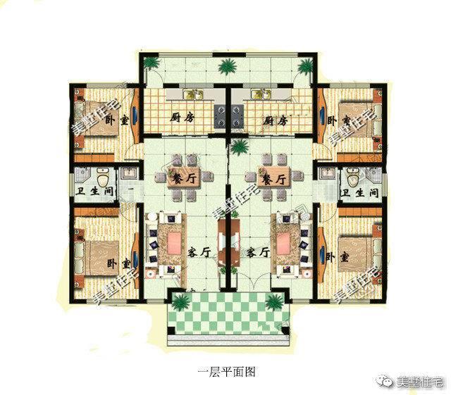 5套一層別墅設(shè)計(jì)圖，每一套都很便宜，最后一套最好看！