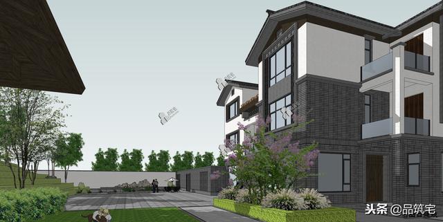 三層中式田園風(fēng)別墅設(shè)計(jì)圖，送給父母養(yǎng)老，也安放我們的鄉(xiāng)愁