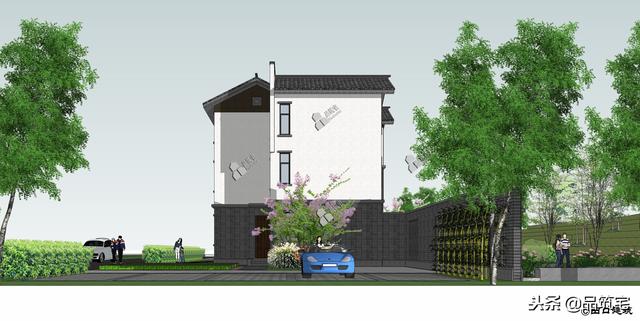 三層中式田園風(fēng)別墅設(shè)計(jì)圖，送給父母養(yǎng)老，也安放我們的鄉(xiāng)愁