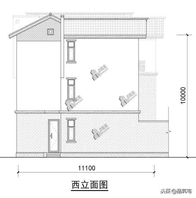 三層中式田園風(fēng)別墅設(shè)計(jì)圖，送給父母養(yǎng)老，也安放我們的鄉(xiāng)愁
