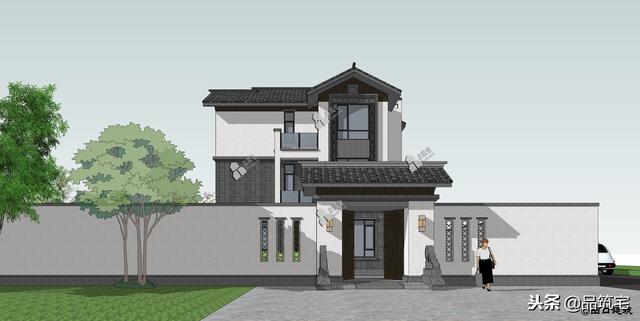 三層中式田園風(fēng)別墅設(shè)計(jì)圖，送給父母養(yǎng)老，也安放我們的鄉(xiāng)愁