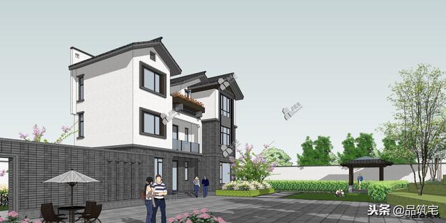 三層中式田園風(fēng)別墅設(shè)計(jì)圖，送給父母養(yǎng)老，也安放我們的鄉(xiāng)愁