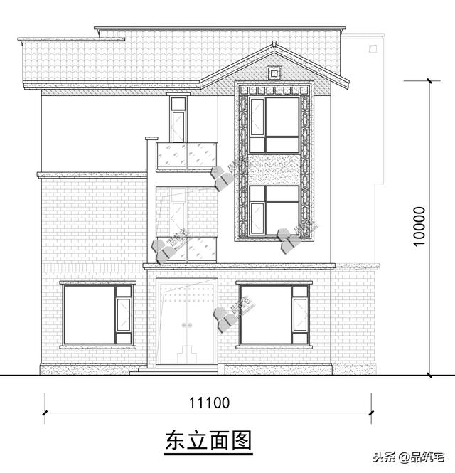 三層中式田園風(fēng)別墅設(shè)計(jì)圖，送給父母養(yǎng)老，也安放我們的鄉(xiāng)愁