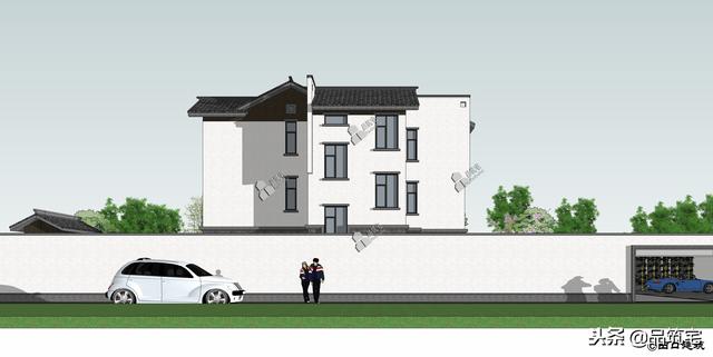 三層中式田園風(fēng)別墅設(shè)計(jì)圖，送給父母養(yǎng)老，也安放我們的鄉(xiāng)愁