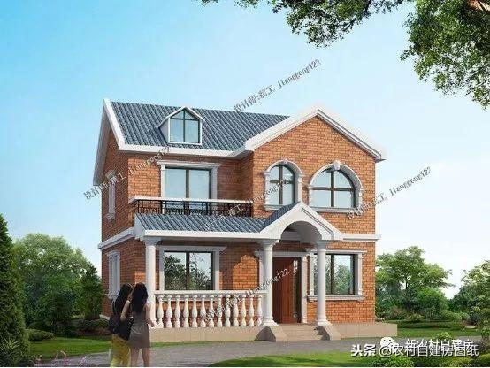 6款小別墅設(shè)計(jì)圖，一二三層都有，面寬10米以下，功能齊全樣式大氣