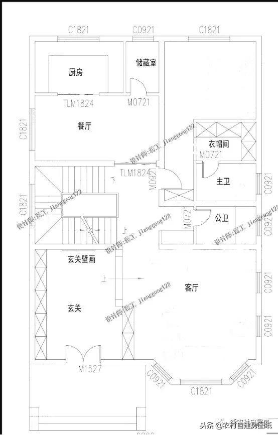 6款小別墅設(shè)計(jì)圖，一二三層都有，面寬10米以下，功能齊全樣式大氣