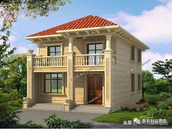 6款小別墅設(shè)計(jì)圖，一二三層都有，面寬10米以下，功能齊全樣式大氣