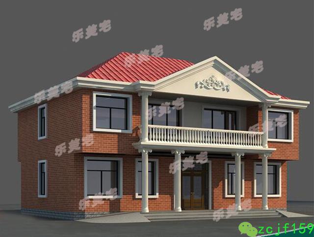 30萬(wàn)歐式別墅設(shè)計(jì)圖，一層單戶(hù)二層雙拼，設(shè)計(jì)獨(dú)特！