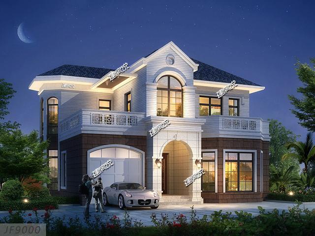 這棟2層別墅設(shè)計(jì)圖深受農(nóng)村喜愛，準(zhǔn)備好25萬開建