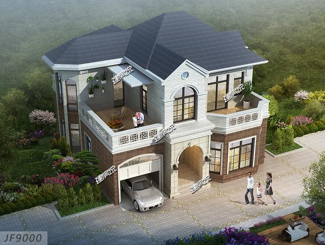 這棟2層別墅設(shè)計(jì)圖深受農(nóng)村喜愛，準(zhǔn)備好25萬開建