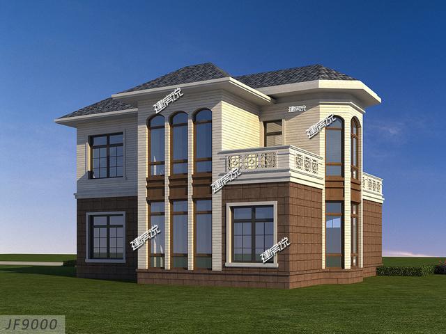 這棟2層別墅設(shè)計(jì)圖深受農(nóng)村喜愛，準(zhǔn)備好25萬開建