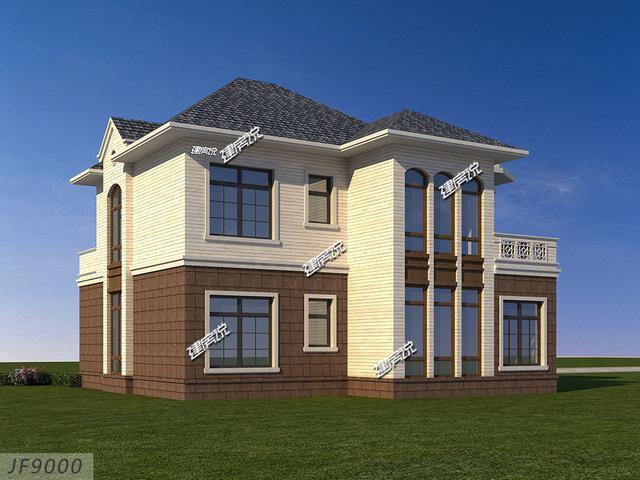 這棟2層別墅設(shè)計(jì)圖深受農(nóng)村喜愛，準(zhǔn)備好25萬開建