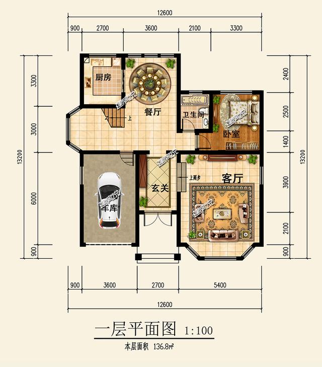 這棟2層別墅設(shè)計(jì)圖深受農(nóng)村喜愛，準(zhǔn)備好25萬開建