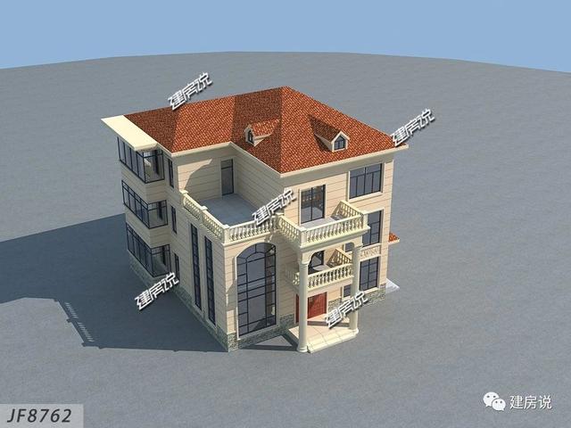 3層別墅設(shè)計(jì)圖，別墅這樣建，人人贊美又羨慕，在村里長(zhǎng)臉