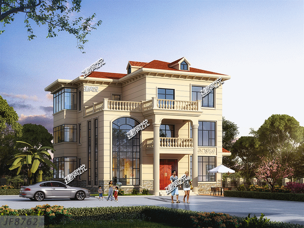 3層別墅設(shè)計(jì)圖，別墅這樣建，人人贊美又羨慕，在村里長(zhǎng)臉