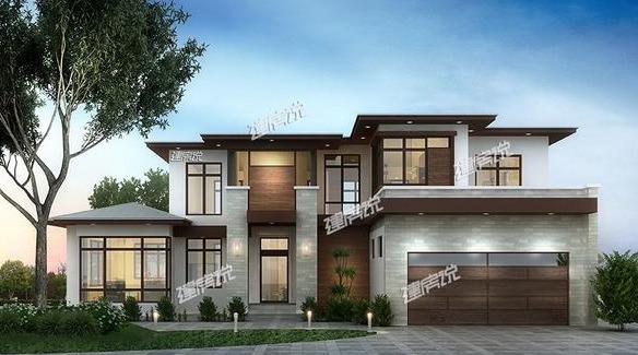 一棟美美的現(xiàn)代風(fēng)別墅設(shè)計(jì)圖，是過好日子的開始，30萬就能建