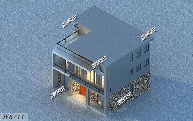 設(shè)計(jì)感十足的現(xiàn)代風(fēng)別墅設(shè)計(jì)圖，年輕人建房選擇，為自己兒女收藏了