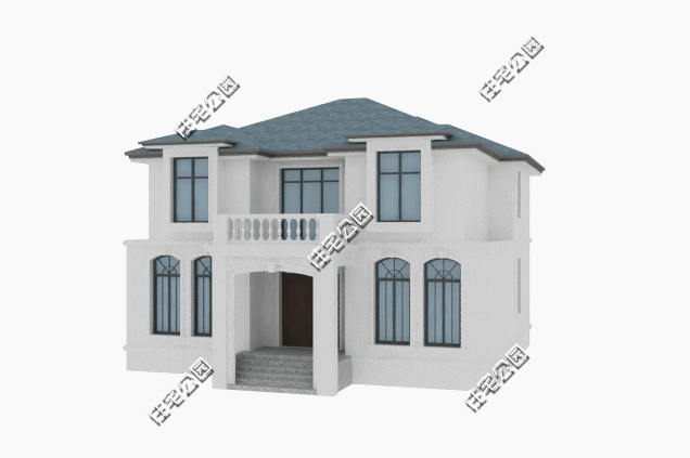 歐式別墅實(shí)在看膩，倒不如換換心情來(lái)一棟法式別墅設(shè)計(jì)圖，浪漫又有型