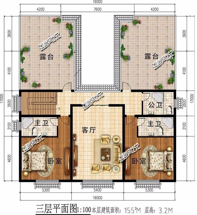 這棟中式別墅設(shè)計圖，簡直就是我這一輩子的奮斗目標，努力吧