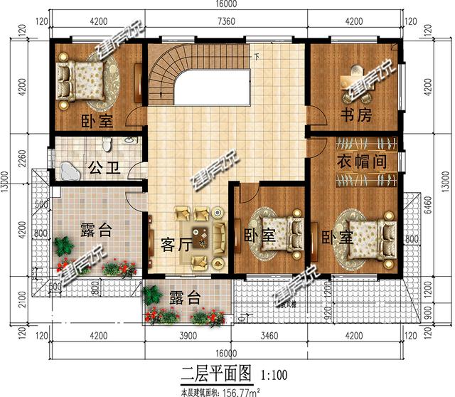 三棟別墅設計圖，蓋了惹全村人羨慕，收藏起來準沒錯