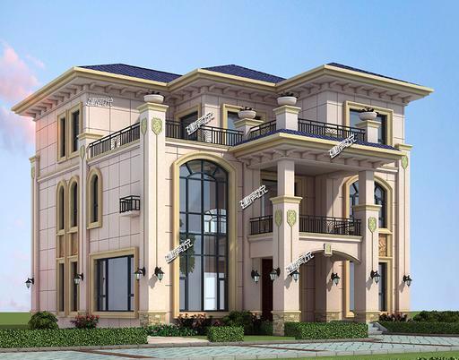 豪華別墅設(shè)計圖，建造起來，你一定是全村的焦點，太棒了