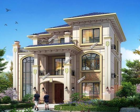 豪華別墅設(shè)計圖，建造起來，你一定是全村的焦點，太棒了