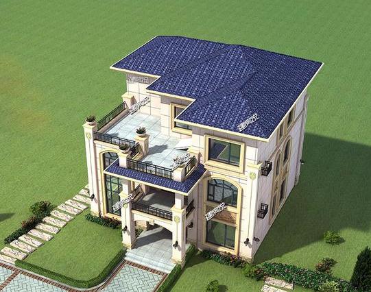 豪華別墅設(shè)計圖，建造起來，你一定是全村的焦點，太棒了