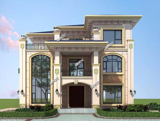 豪華別墅設(shè)計圖，建造起來，你一定是全村的焦點，太棒了