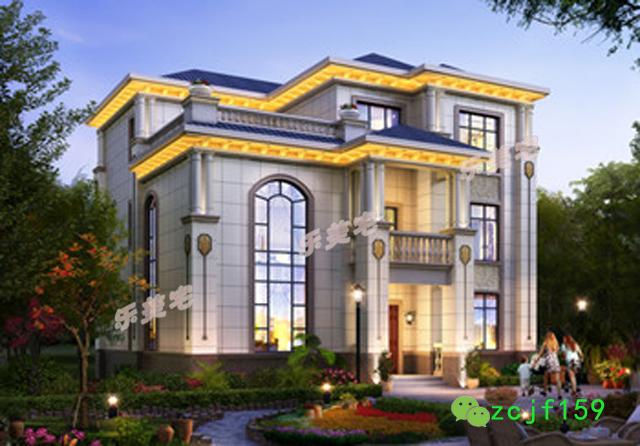 鄉(xiāng)村三層自建別墅設(shè)計(jì)圖推薦（帶有建成實(shí)景圖對(duì)比）