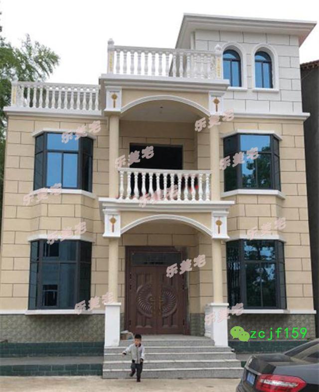 鄉(xiāng)村三層自建別墅設(shè)計(jì)圖推薦（帶有建成實(shí)景圖對(duì)比）