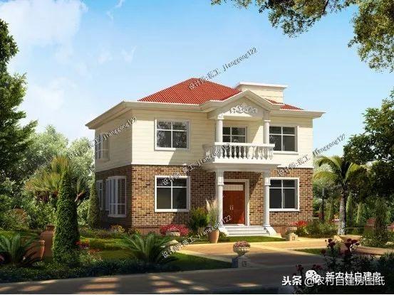 10套適合南北方農(nóng)村的二層別墅設(shè)計(jì)圖，各有所長(zhǎng)，精美舒適，歡迎選購(gòu)