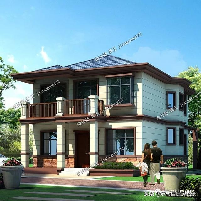 10套適合南北方農(nóng)村的二層別墅設(shè)計(jì)圖，各有所長(zhǎng)，精美舒適，歡迎選購(gòu)