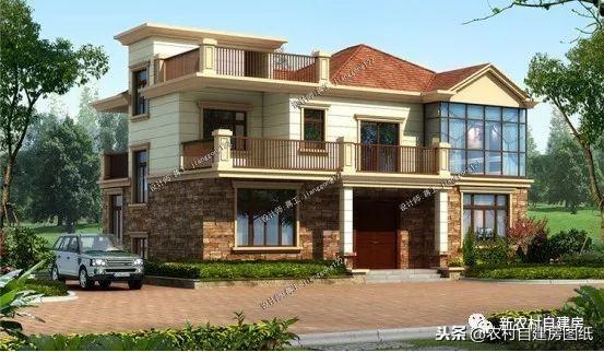 10套適合南北方農(nóng)村的二層別墅設(shè)計(jì)圖，各有所長(zhǎng)，精美舒適，歡迎選購(gòu)